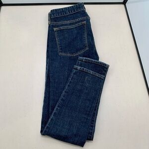 J.Crew Jeans Adult Size 26 Blue Toothpick Stretch Low Rise Skinny Ankle Women